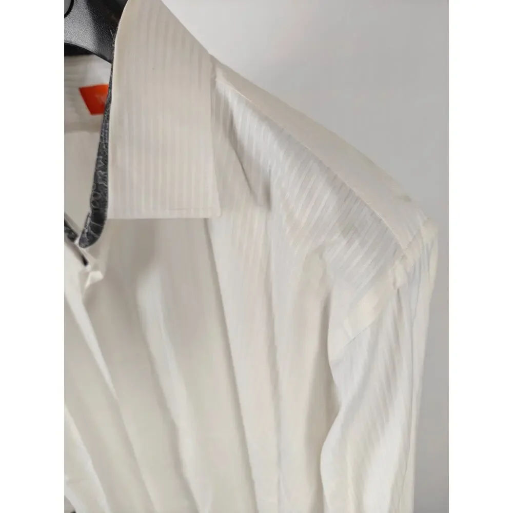 Men’s Tallia Dress Shirt White French Cuff XL 17½